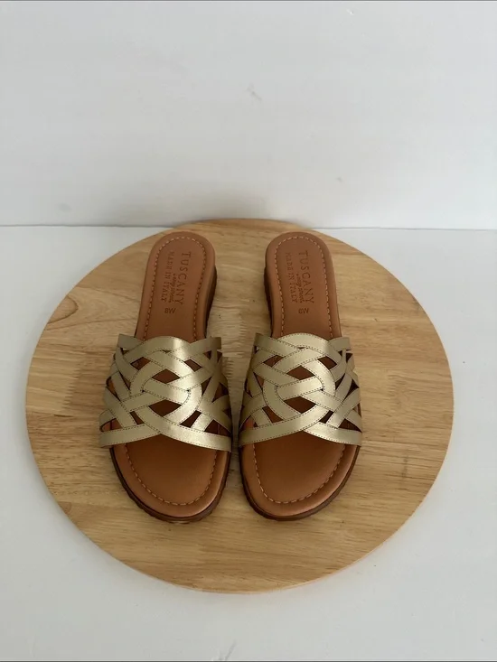 Easy Street Womens Edda Wedge Sandals
