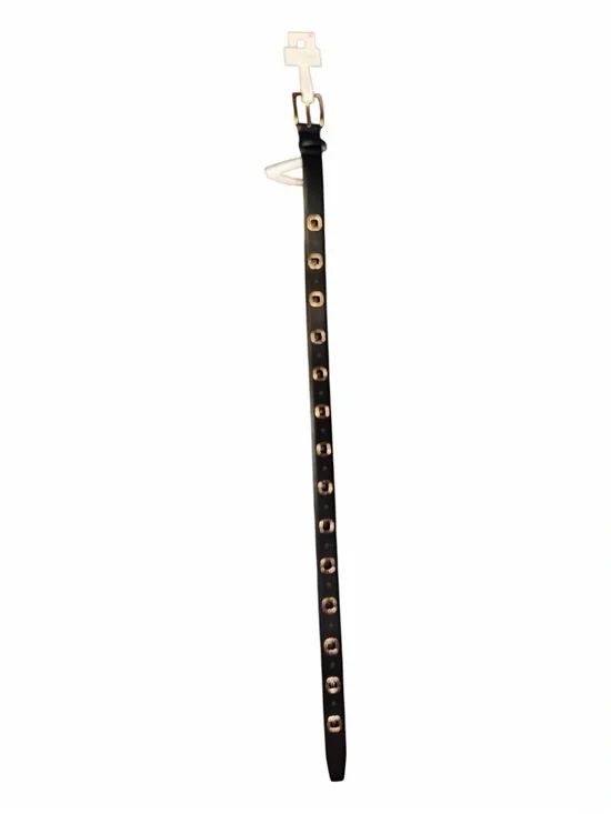a new day Black Belt with Gold Eyelets