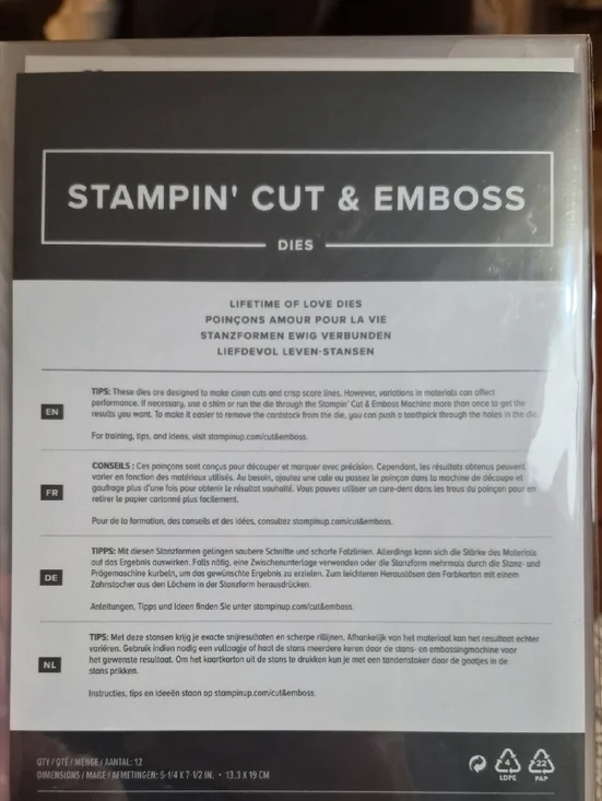 Stampin' Up! Cut & Emboss Dies - 