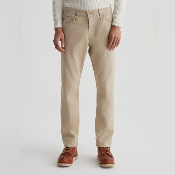 Men’s AG Adriano Goldschmied Everett Slim Straight Khakis Size 38 X 32