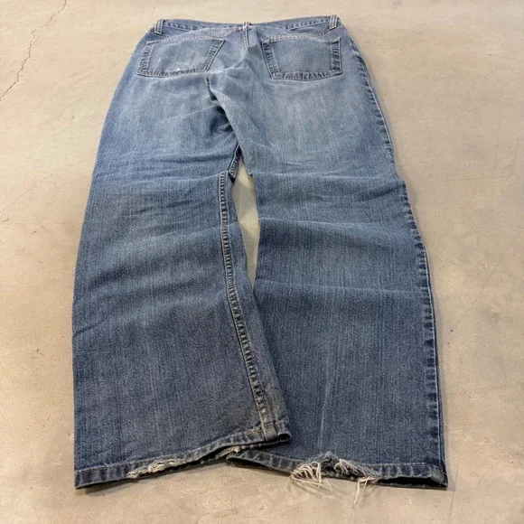 2000s y2k distressed relaxed fit jeans