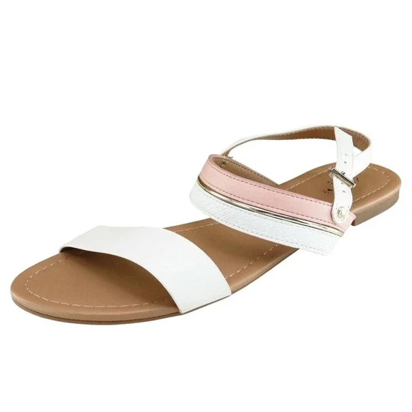 Call It Spring‎ Sz 6.5 M Pink Ankle Strap Synthetic Women Sandals