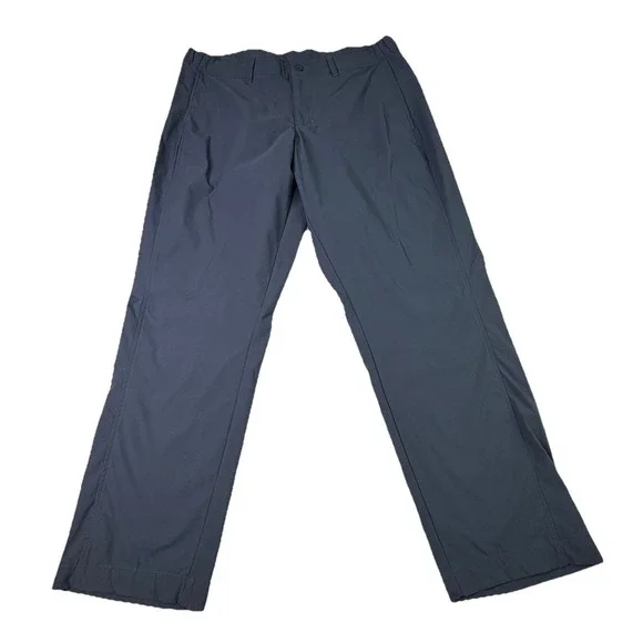 Adidas Mens 38 X 28 Golf Pants Performance Stretch Blue Stretch