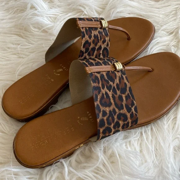 ITALIAN shoemaker sliding sandals