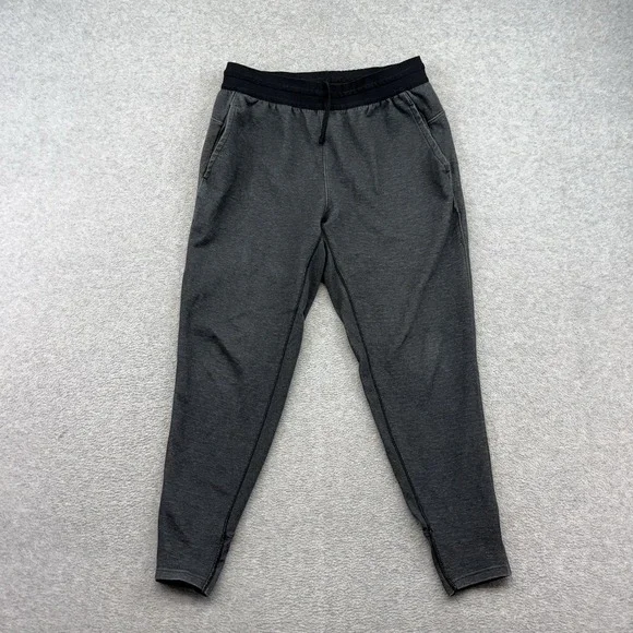 Nike Yoga Restore Training Jogger Pants Mens Medium Black Dri Fit Black Heather
