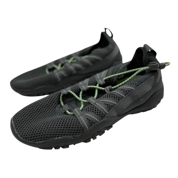All In Motion Boys Gray Windsor Apparel Water Shoes Slip On Bungee Mesh Size 3