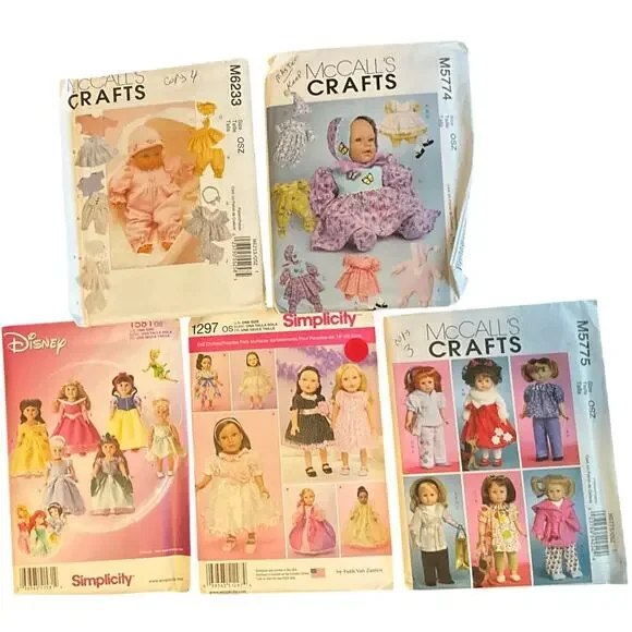 5 New Patterns 3 McCall's 2 Simplicity Disney -- 3 -18