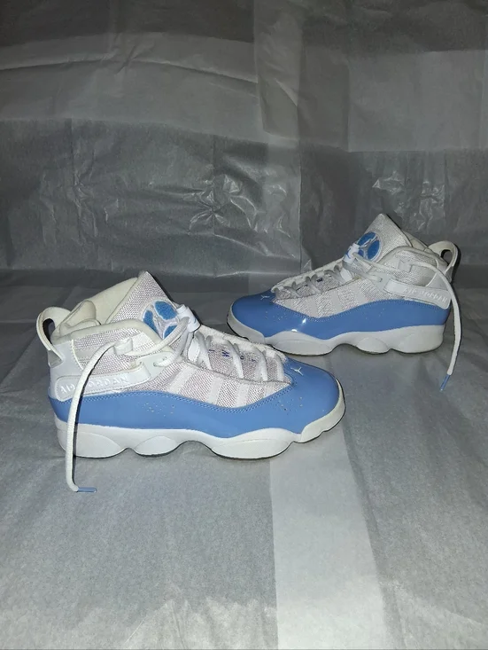 Jordan 6 Rings UNC University Sneakers Women 8.5 = 7 Men