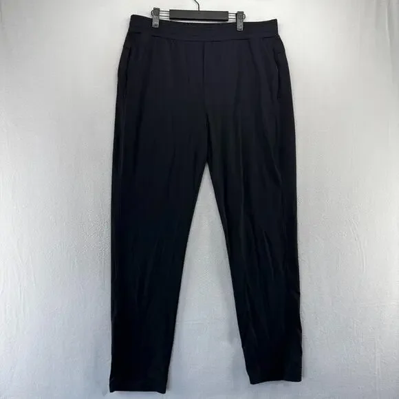 Public Rec Sweatpants Men's 38x34 Fits 36x33 Black Athletic Performance Casual