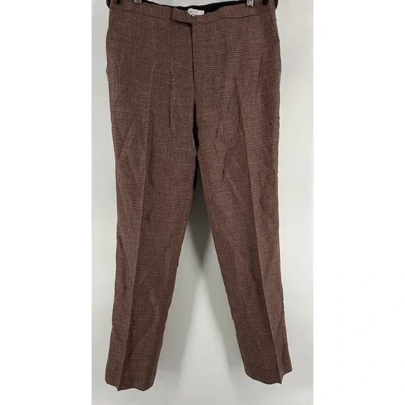 NWT‎ Mens Reiss Recline T-Mixer trousers in Bordeaux, size 34