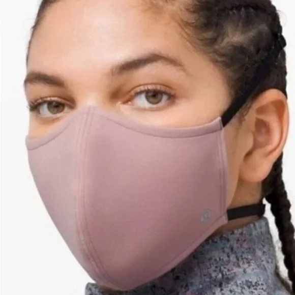 lululemon athletica Blush‎ Double Strap Adjustable Face Mask