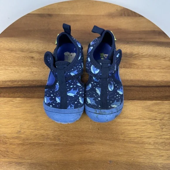 New Little Kids Western Chief Blue Sharks Beachgoer Water Shoes Size 9‎ C NWOB