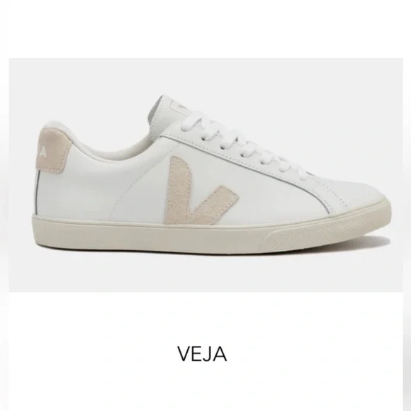 Veja Esplar Leather Sneakers Tan White