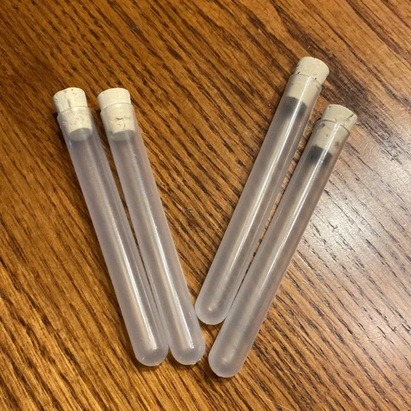 Test Tubes With Cork Tops Set of Four