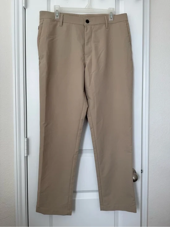 Banana Republic 34x30 Khaki Slim Straight Chino Light Tan Casual Office Wear