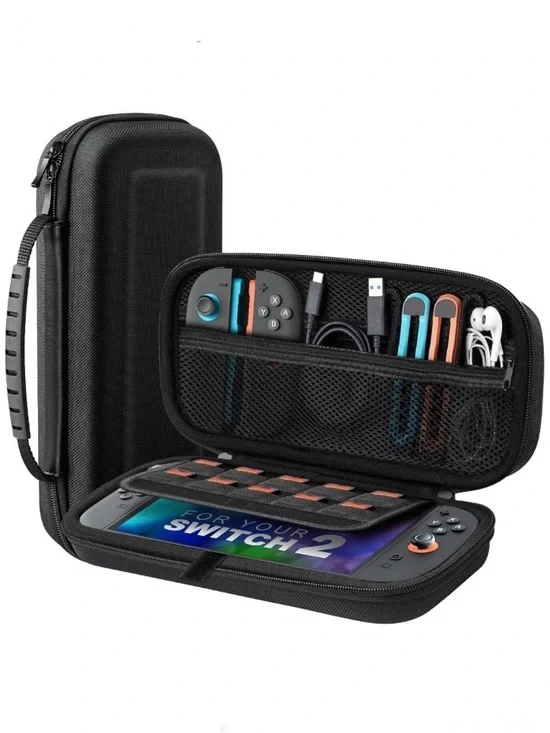 Nintendo Switch 2 Case, Large Capacity, Hard Shell Portable Travel Case