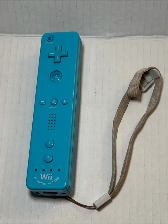 OEM Nintendo Wii Blue Motion Plus Controller Tested Working
