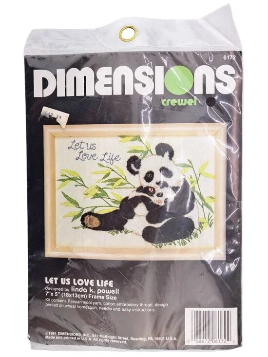Vintage Dimensions Let Us Love Life 6172 Crewel Embroidery Kit 7