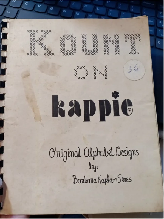 Kount On Kappie Original Alphabet Designs Barbara Kaplan 1977 Needlepoint