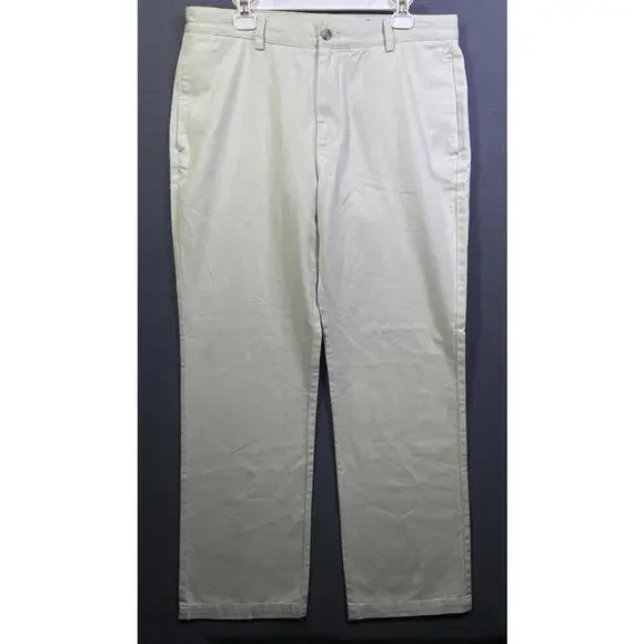 Vineyard Vines 36x32 solid stone beige Club Pant classic fit sz 37x31 Preppy EUC