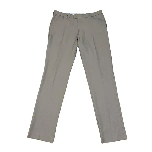 Peter Millar Crown Sport Grey Performance Golf Pants Mens 36x34 EUC
