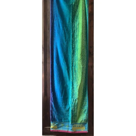 Resort‎ Living Beach Towel Rainbow Bus Thick Cotton Soft 72