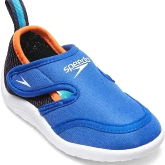 (54-1409)   Speedo Toddler Shore Hybrid Water Shoes Sz S (5/6)