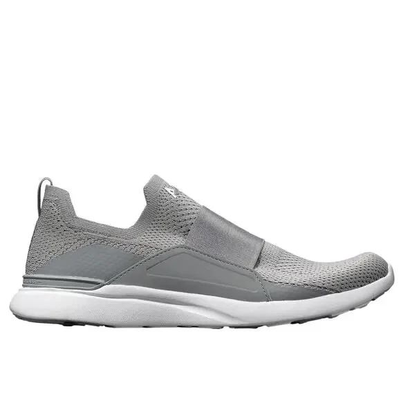 APL TechLoom Bliss Slip On Sneakers Women’s 9 Grey White Knit Athleisure