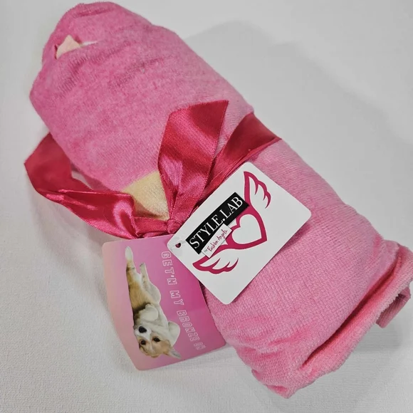 Beach Towel Dog Graphic Style Lab  Pink Barbiecore Fun Stylish Cotton‎ 25