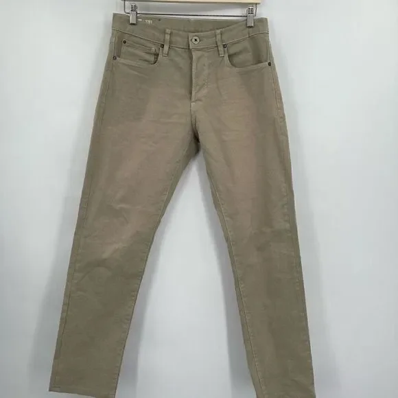 G-Raw Star Khaki Straight Leg Slim Fit Chino Denim Pants Size 29/30