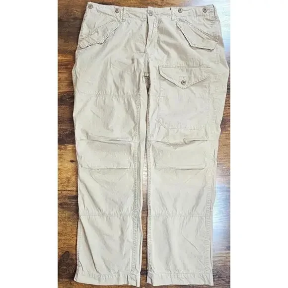 Vintage Polo Ralph Lauren Co Military Cargo Pants 36x30 Surplus Fit‎ MIL-J-4883A