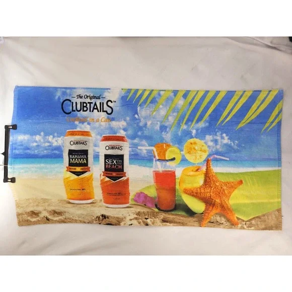 The original Clubtails Beach Towel Cocktail in a Can