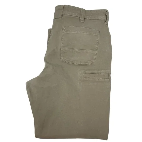 Duluth Trading Company Mens Sizes 42x32 Golden Brown‎ Tan Flex Firehose Pants