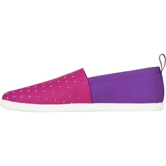 Brand New Native Two Tone Shoes Grape Purple Raspberry Red Slip On Unisex