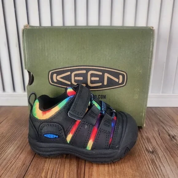 Keen Newport Toddler Sz 5 Black Original Tie Dye Outdoors Water Trail Hike Shoes