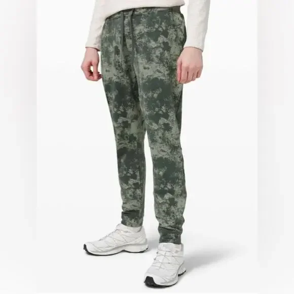 Lululemon city sweat jogger 29” French terry astral smoked spruce green fern M