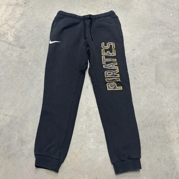 Nike Sweatpants‎ Black Medium Pirates Drawstring