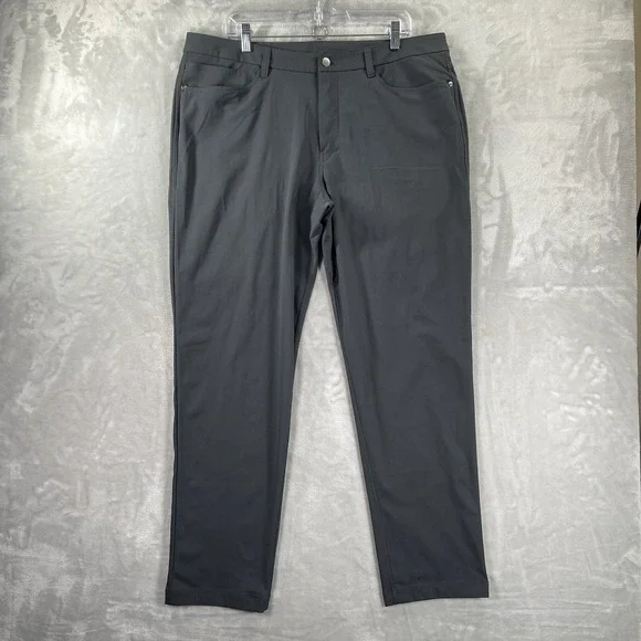 Lululemon Pants men's 38x31 ABC Classic Fit Chino 5-Pocket Warpstreme Gray