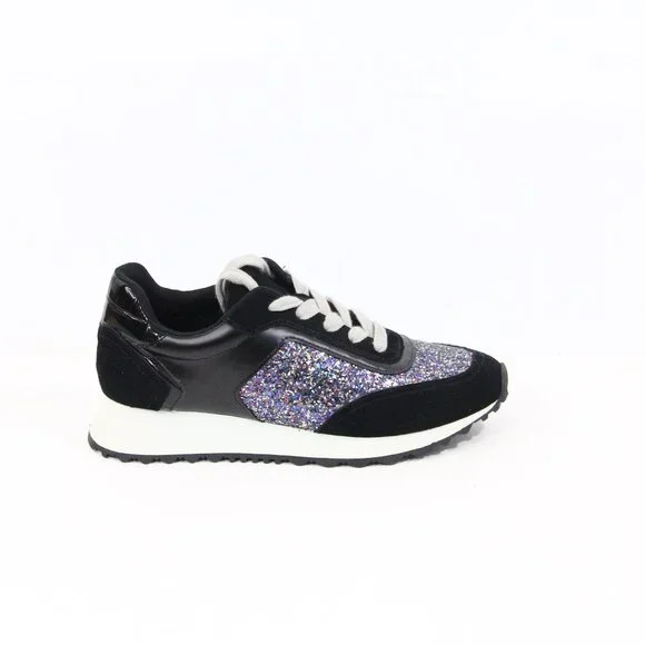 Steve Madden Sneakers New sz 7.5 Women Glitter Fashion Shoes Mabyl