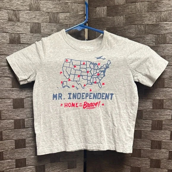 OshKosh B'gosh Gray USA Map Tee