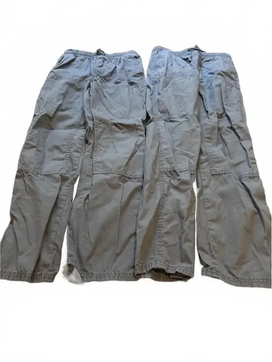 OshKosh B'gosh Boys Lot of 2 Gray Cargo Pants Size 10