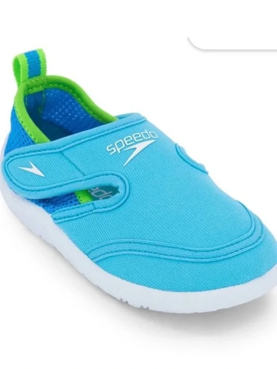 🆕-Speedo Toddler Boys' Hybrid Water Shoes - Blue/ Turquoise 5-6