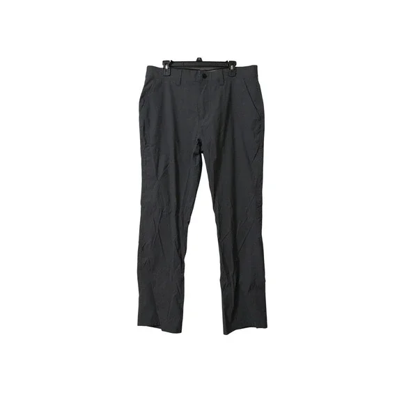 Orvis Mens Tech Performance Hiking Travel Pants Gray Size 36x32 Water Repellent