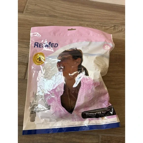ResMed Full Face Mask Headgear Quattro Air For Her 62501 Small / Sealed New