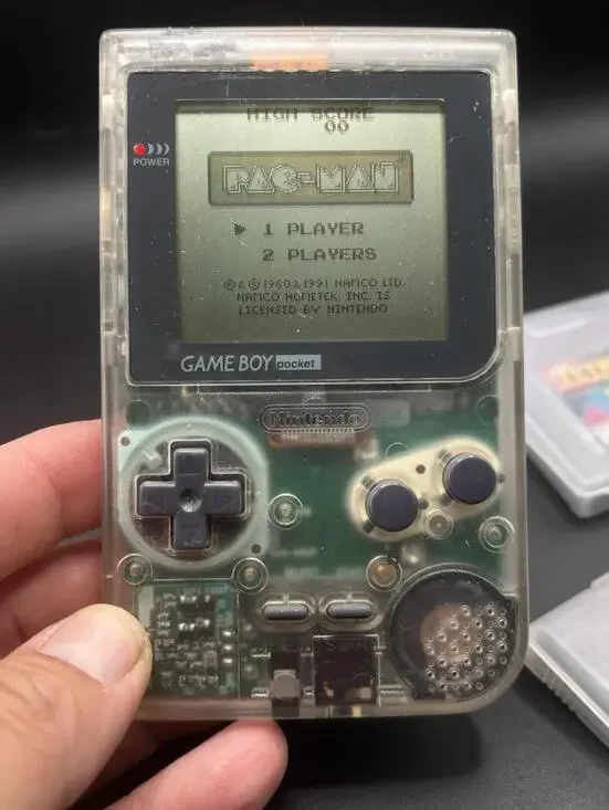 Nintendo Gameboy Clear 1996 MGB-001 Tested Good vintage rare