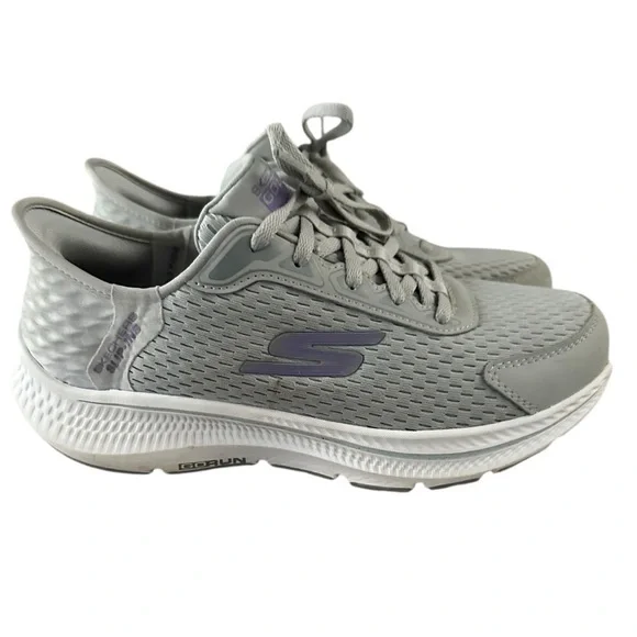 Skechers Slip-in Go Run Women’s Consistent 2.0 Endure Gray & White, Size 6.5.
