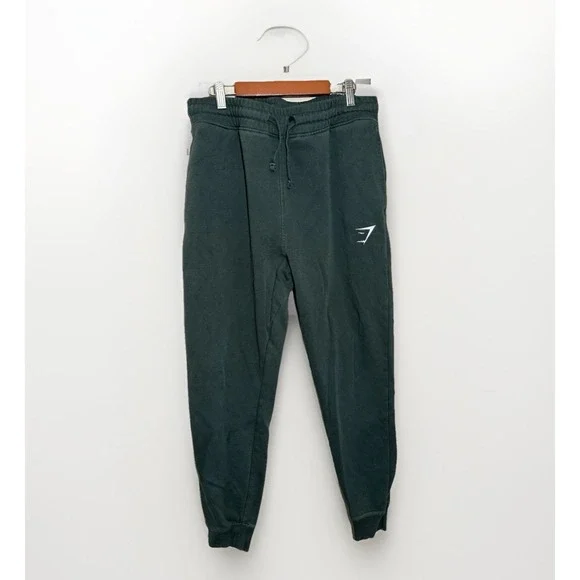 Gymshark Men's Green Joggers Size Medium