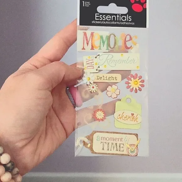 Scrapbook stickers