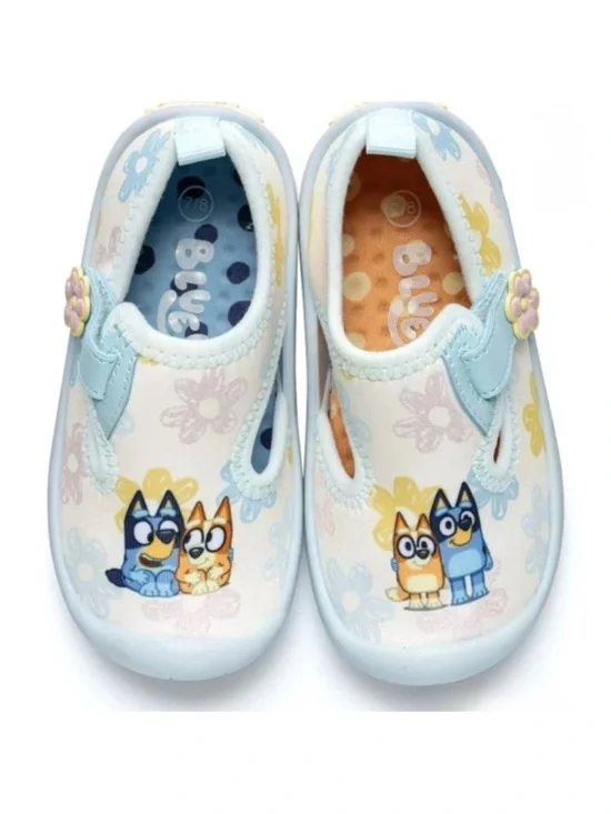 Bluey Kids Light Blue Slip-On Water Shoes