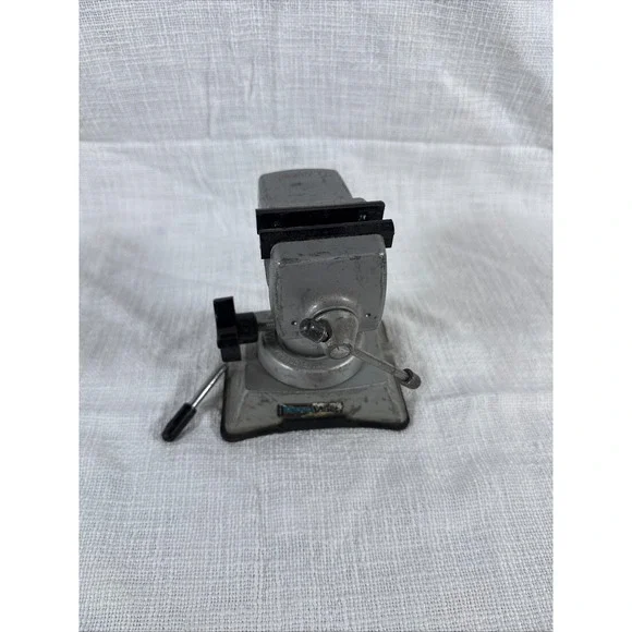 PanaVise Multi-Angle Vacuum Base Bench‎ Vise Silver Vintage Hobby Tool USA